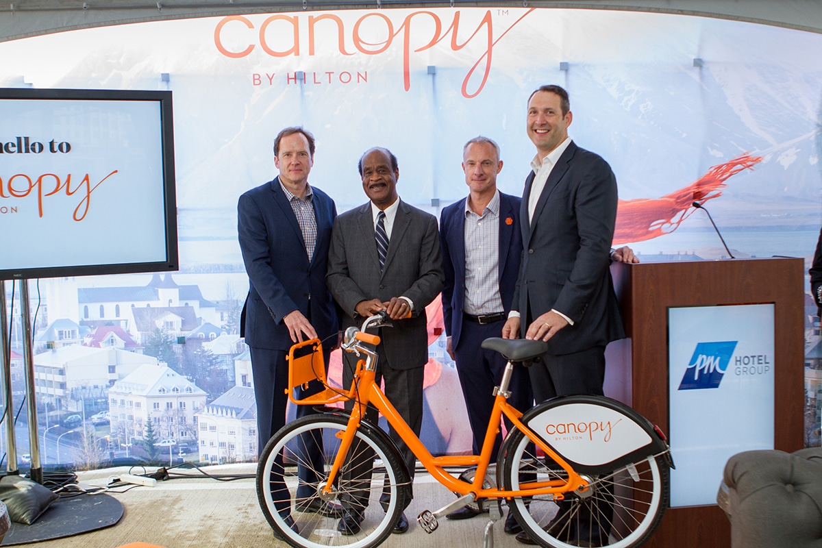 PM Hotel Group and Buccini/Pollin Group Host Topping Off Ceremony for North America’s First Canopy by Hilton Hotel