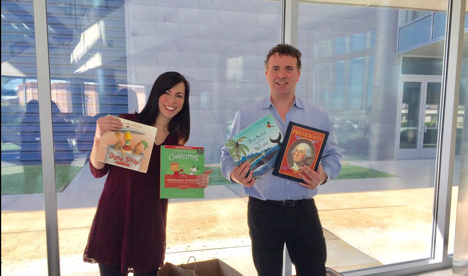 The Buccini/Pollin Group Collects Over 250 Books for Reed’s Refuge!