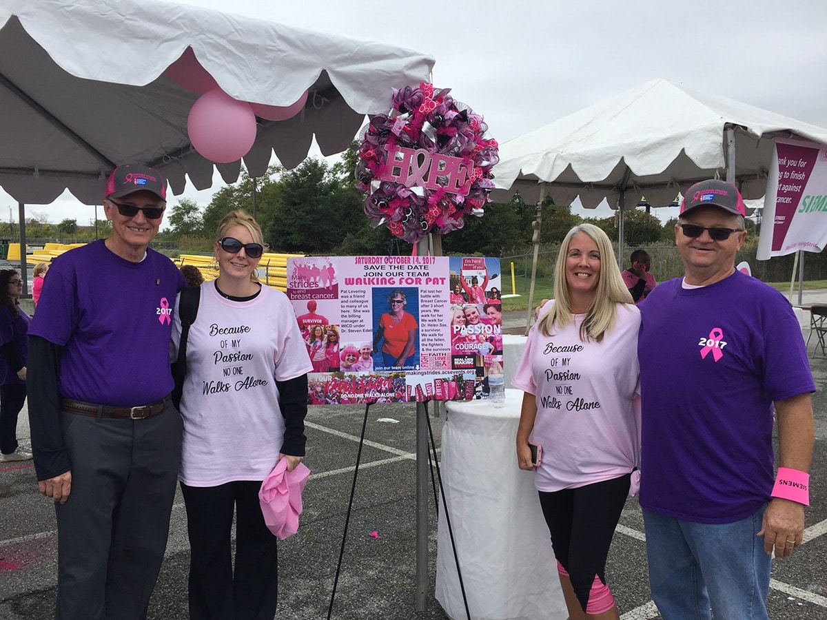 Beating the Record, Helping to Raise $30,000.00 for The American Cancer Society Walking for Pat