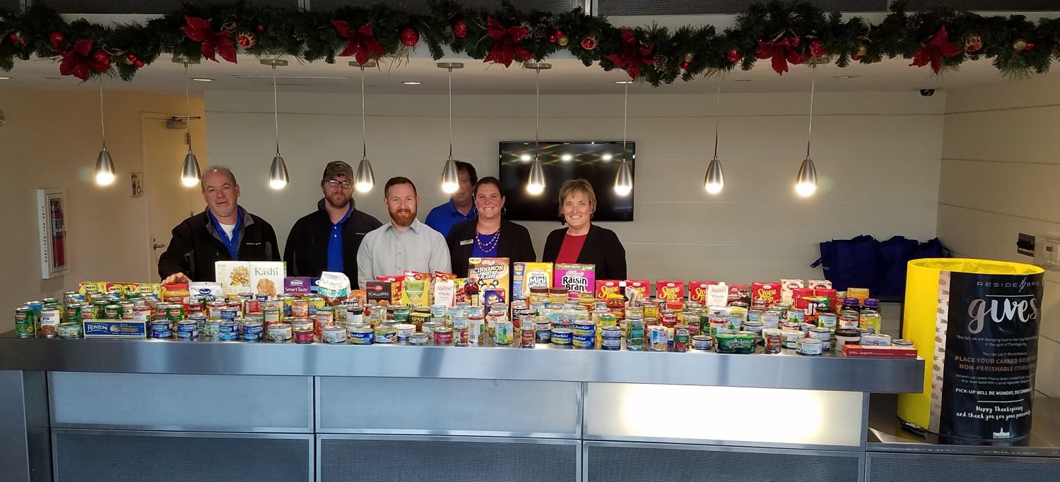 The Buccini/Pollin Group Collects 753 Pounds of Food for the Delaware Food Bank!