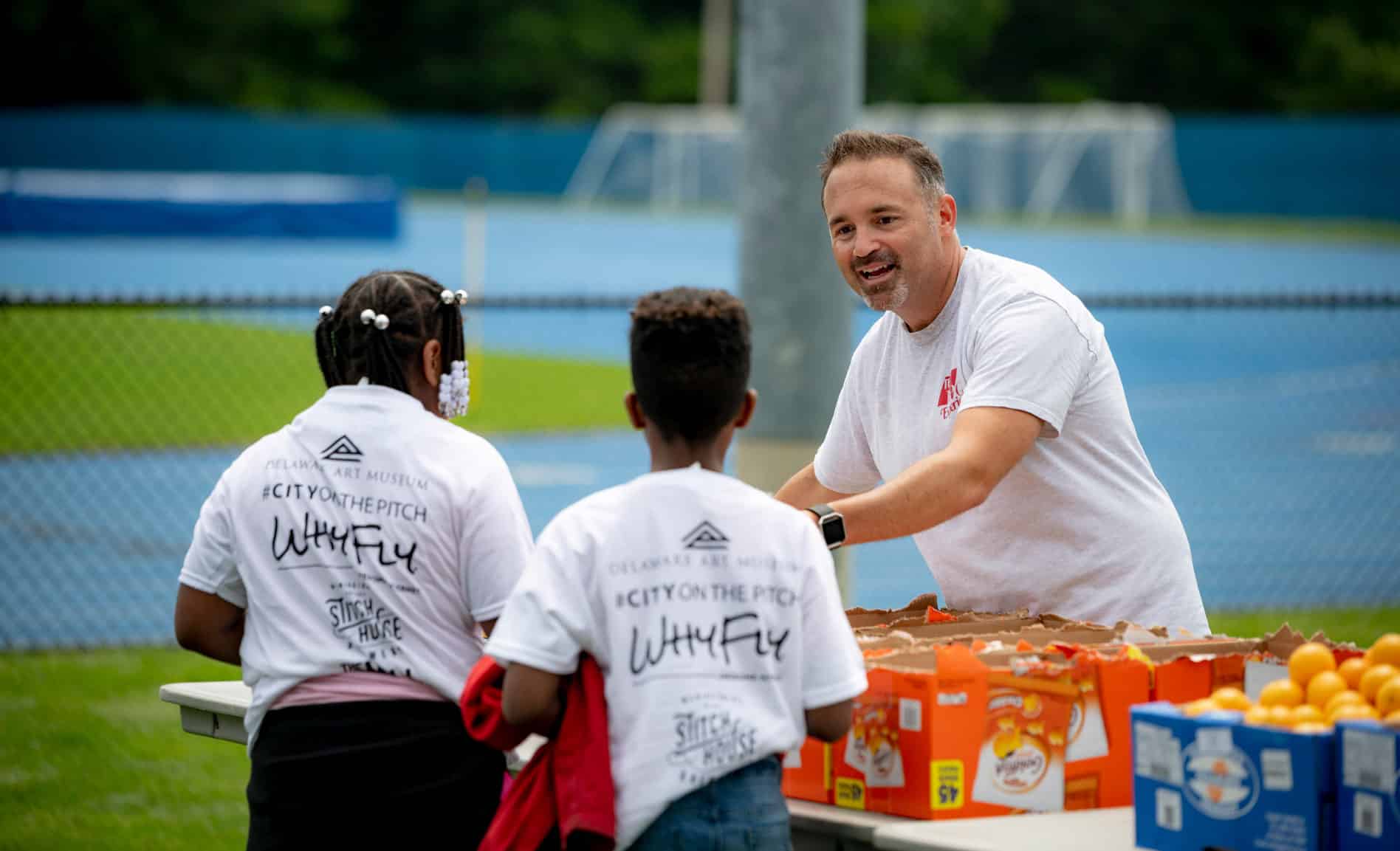 Over 300 Children from Inner City Wilmington Enjoy a Play Day at The University of Delaware