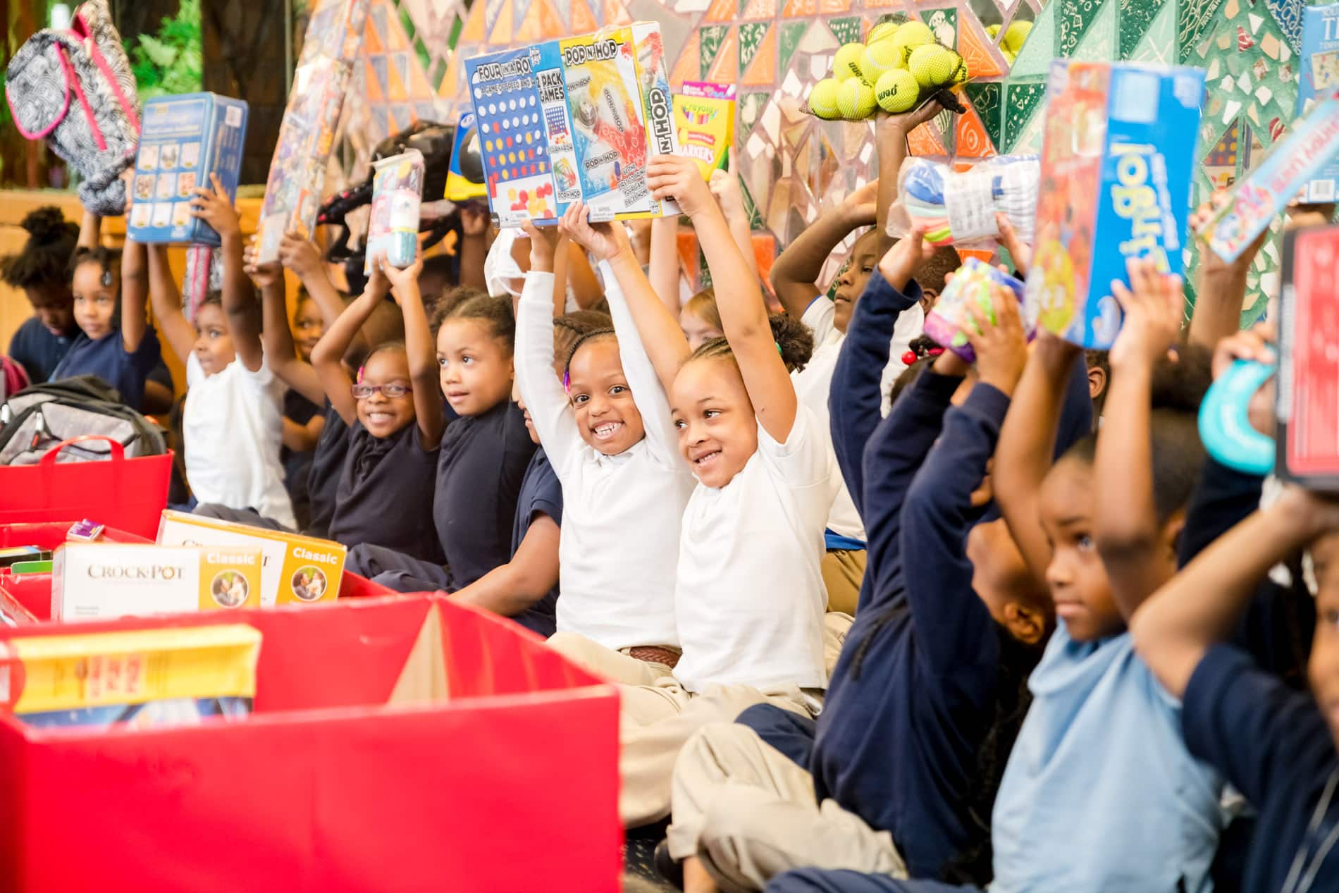 BPG Teams Up With Christina Surprise Squad to Thrill Students and Teachers With 13 Boxes of School Supplies for Students in Need