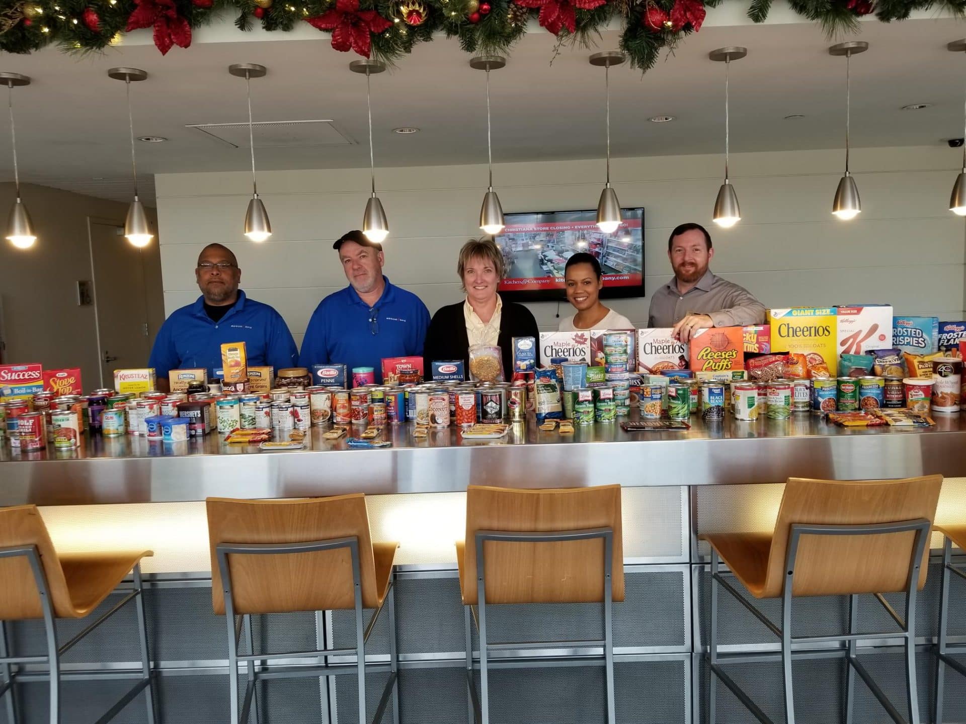 ResideBPG & BPG Raise 623 Pounds of Food for the Food Bank of Delaware