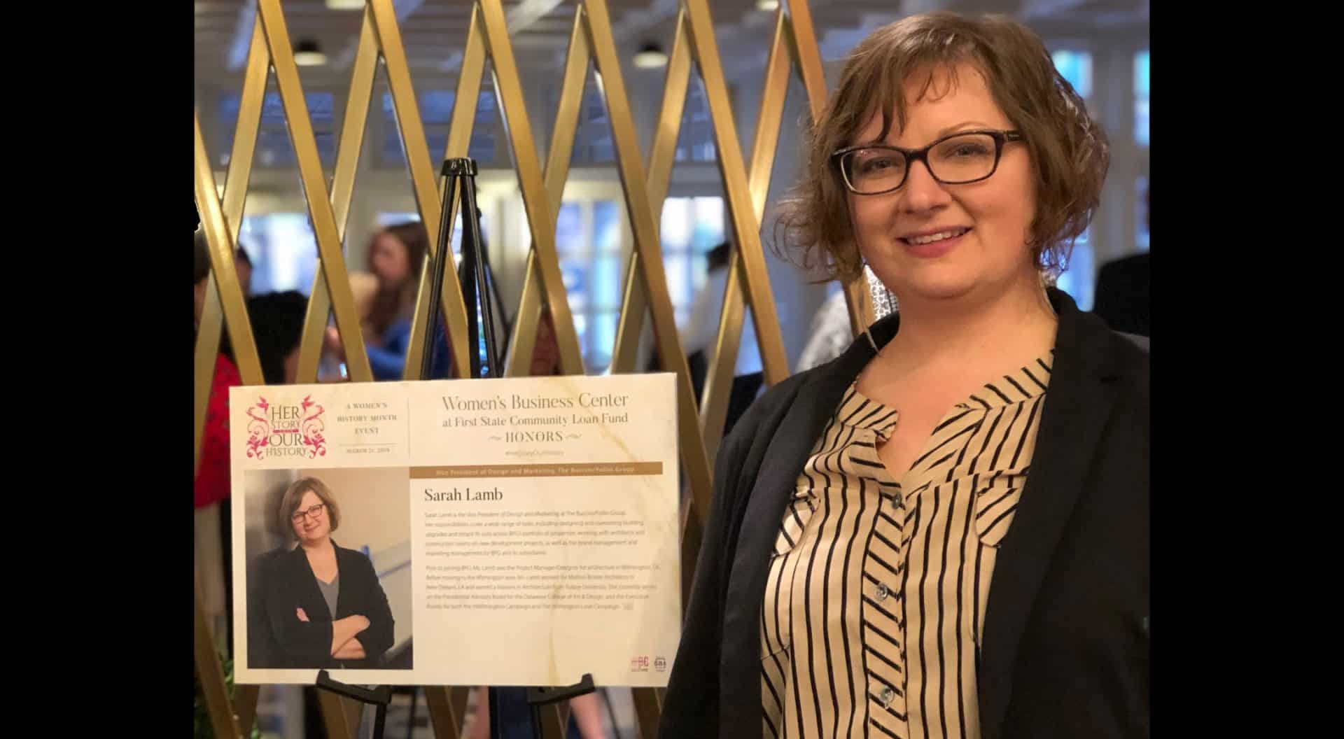 Sarah Lamb, Vice President of Design and Marketing at The Buccini/Pollin Group Honored for Her Service and Commitment to The Community
