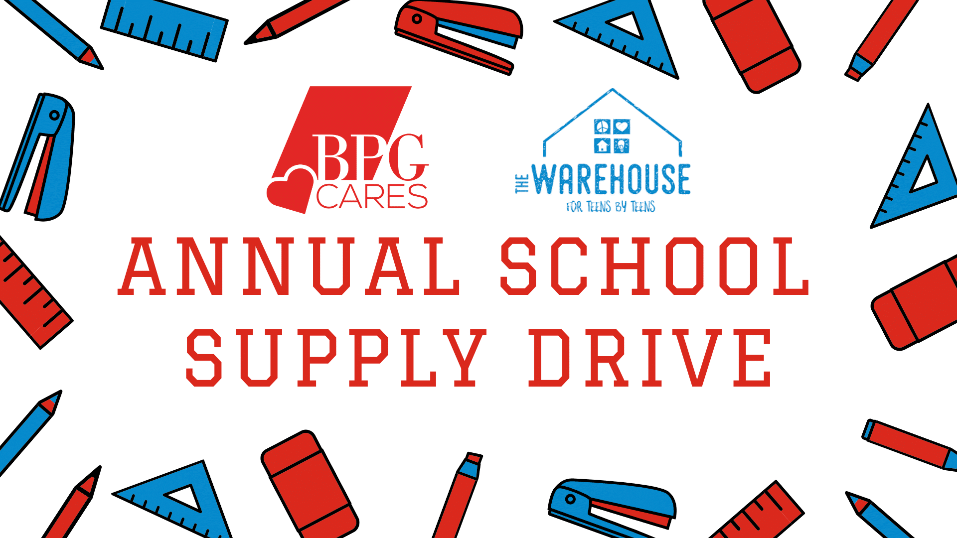 Support Local Students in Need: BPGcares Annual School Supply Drive!