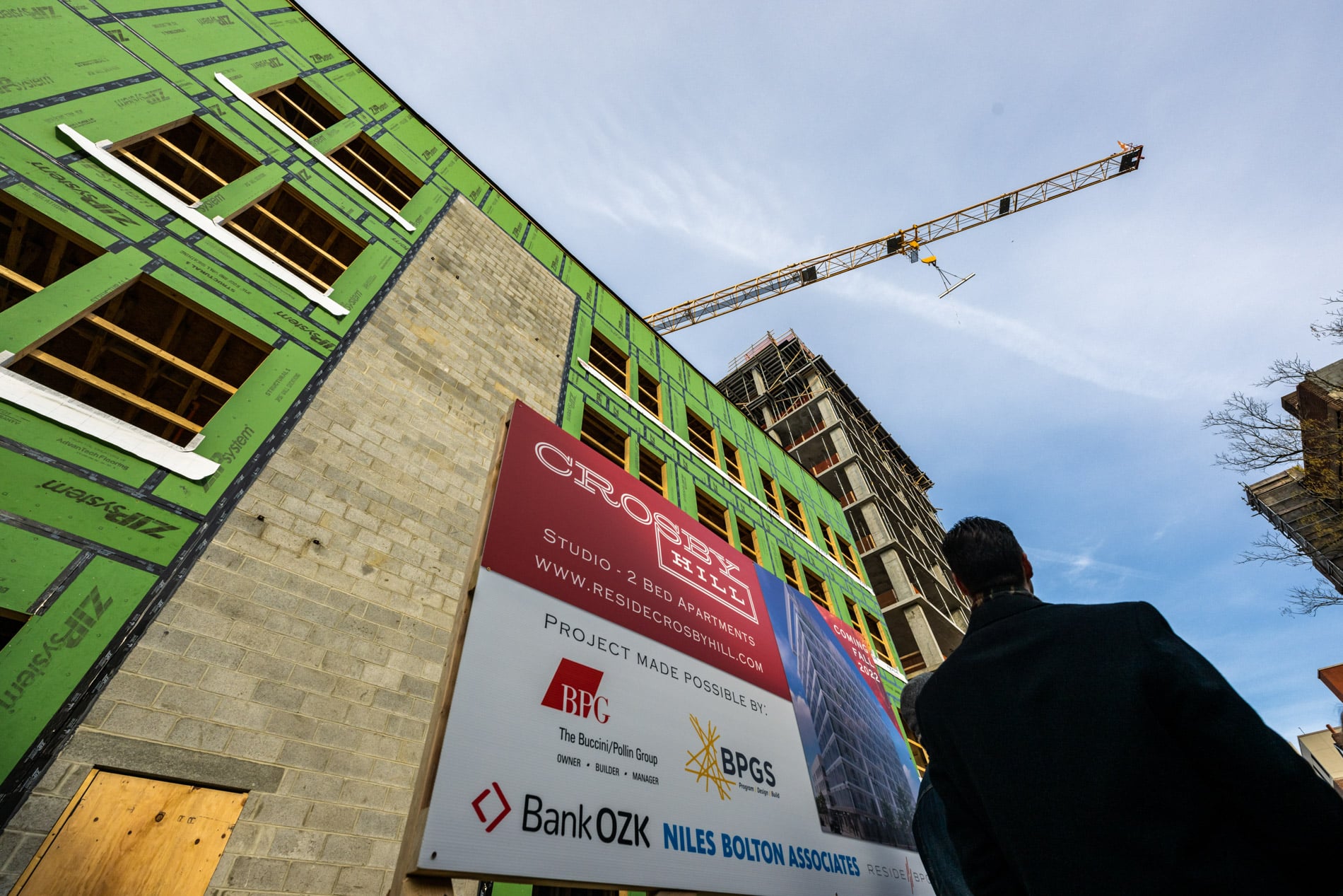The Buccini/Pollin Group Celebrates Topping Out of 11-Story Multifamily Apartment Community