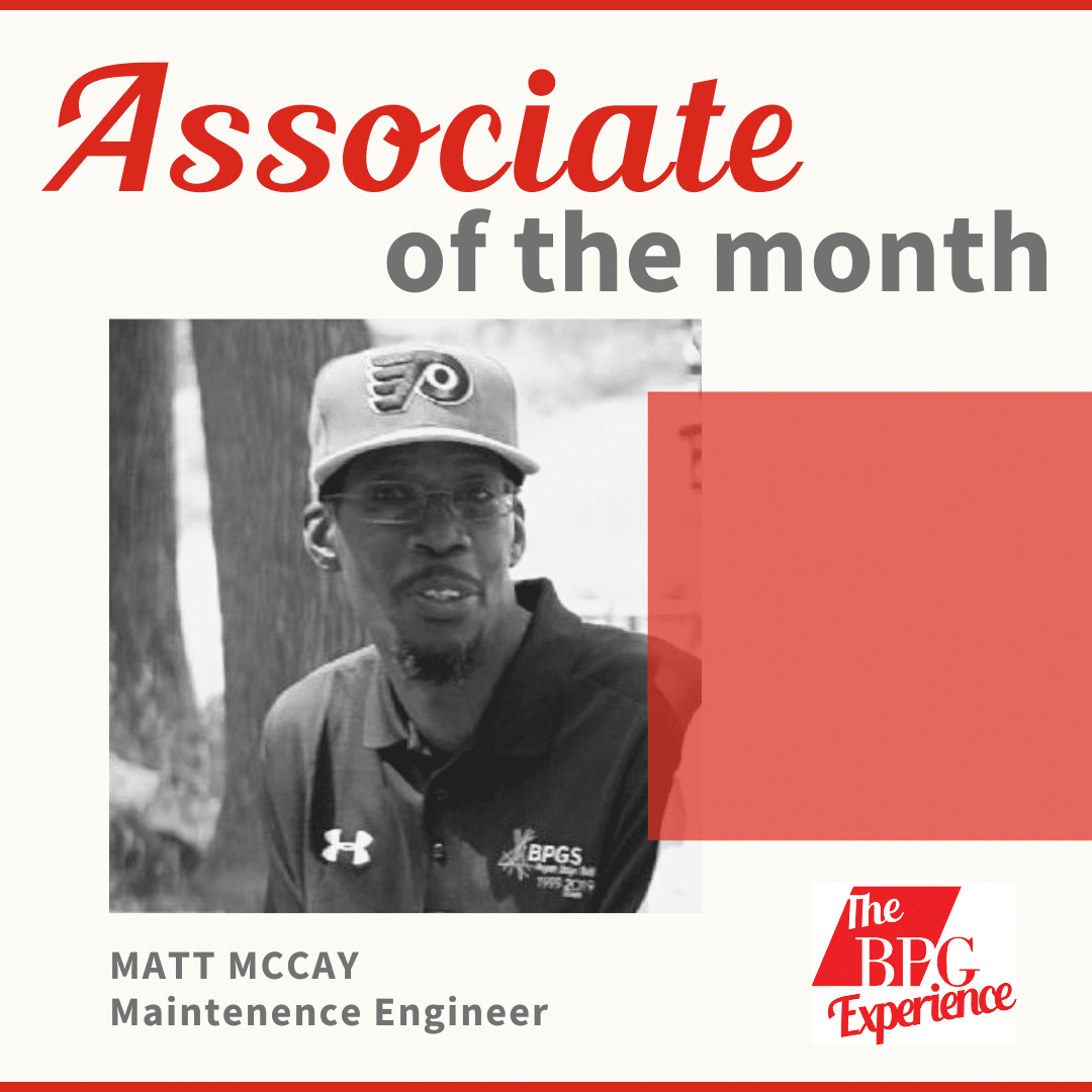 Congratulations Reggie Rinehart, September Associate of the Month!