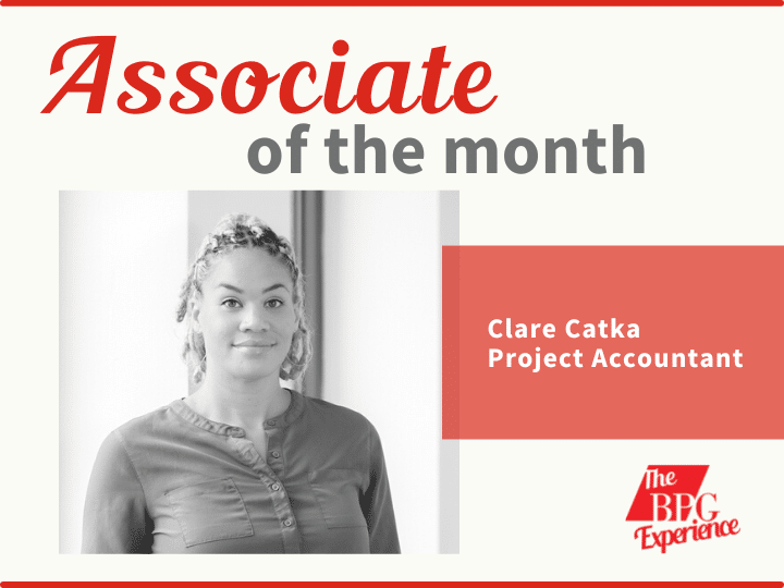 Congratulations Clare Catka, November Associate of the Month!