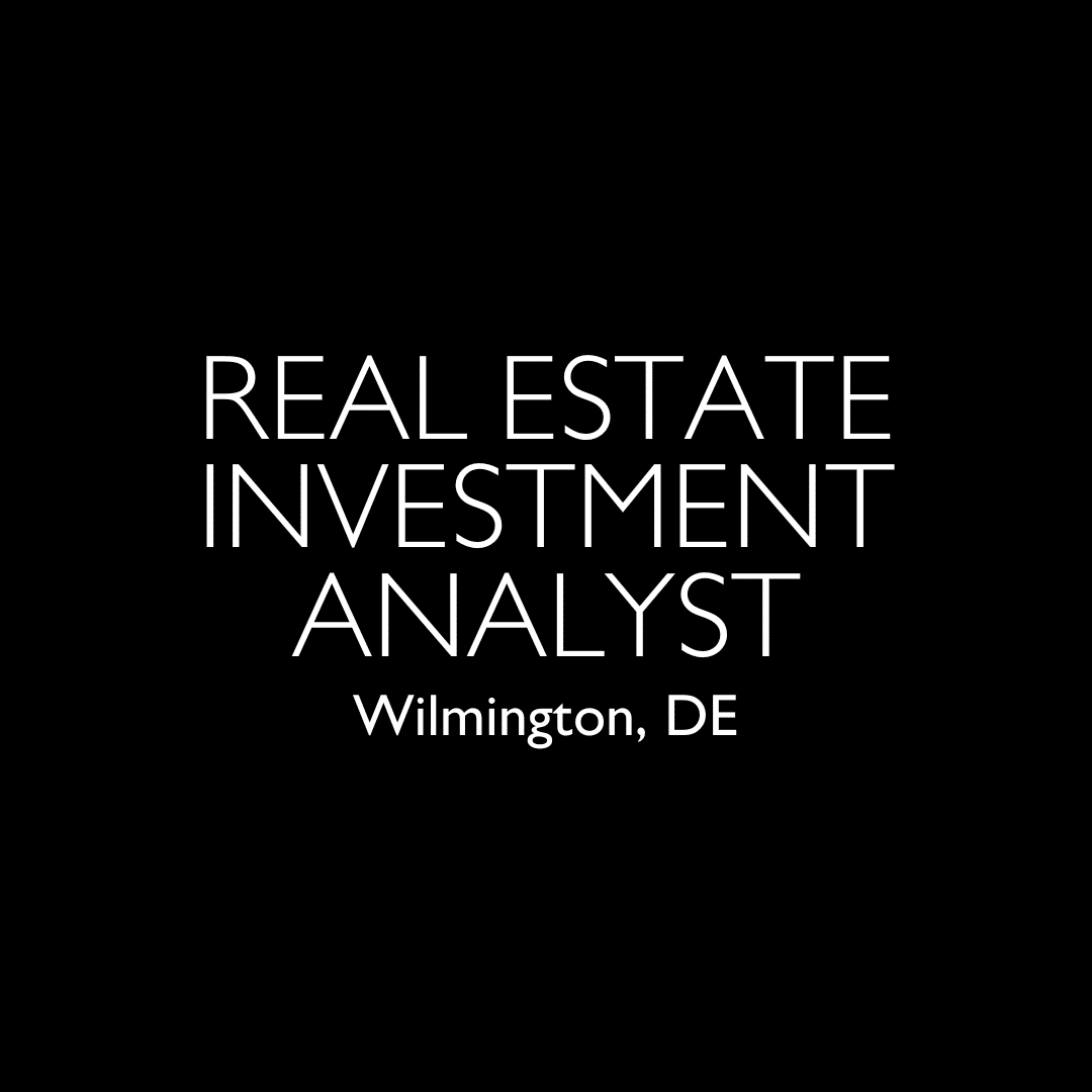 Real Estate Investment Analyst