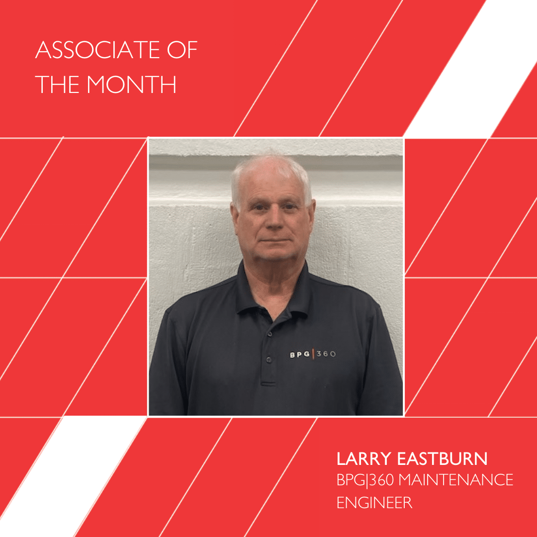Congratulations to Larry Eastburn, March Associate of the Month