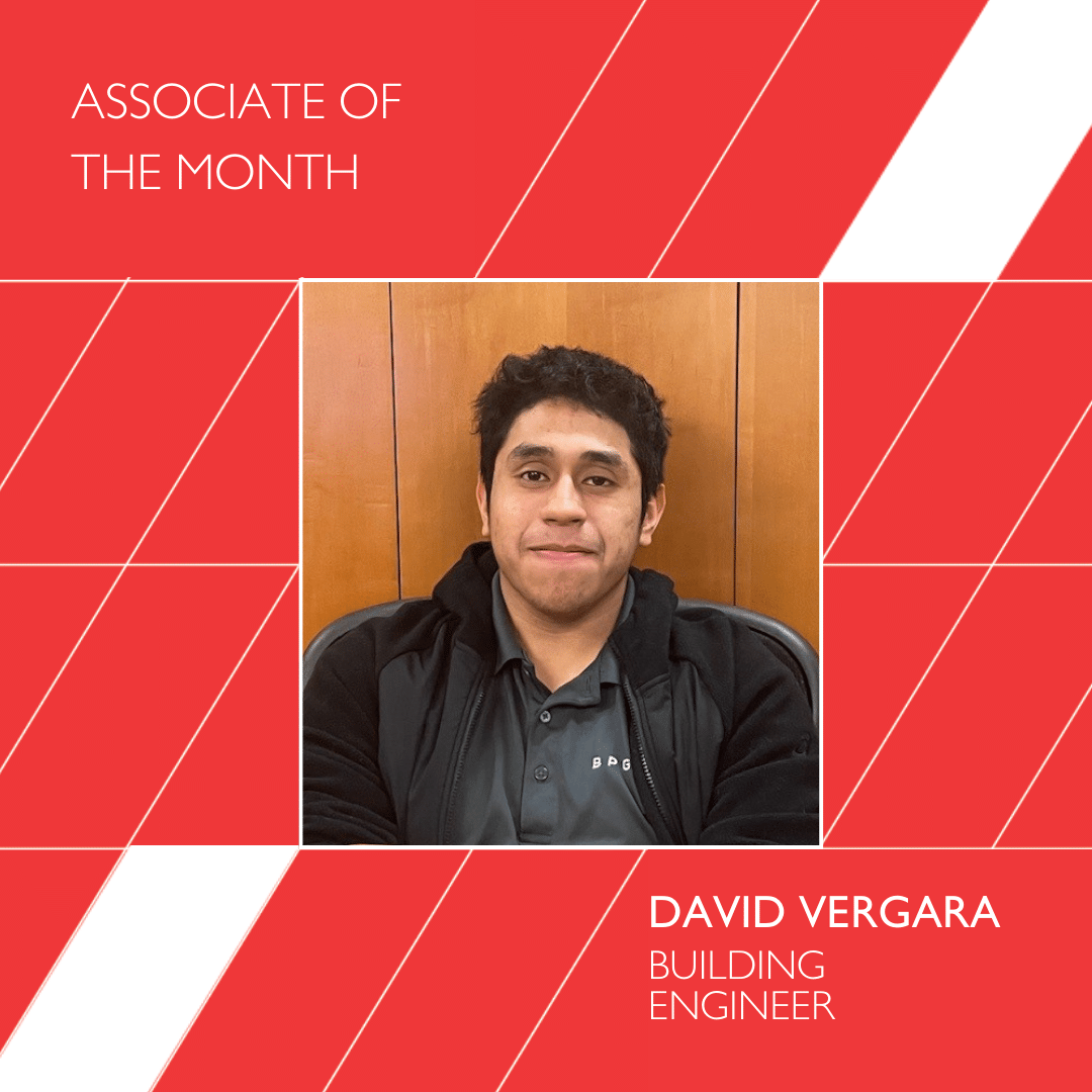 Recognizing David Vergara, our October Associate of the Month!
