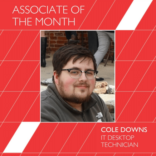 Cole Downs BPG August Associate of the Month