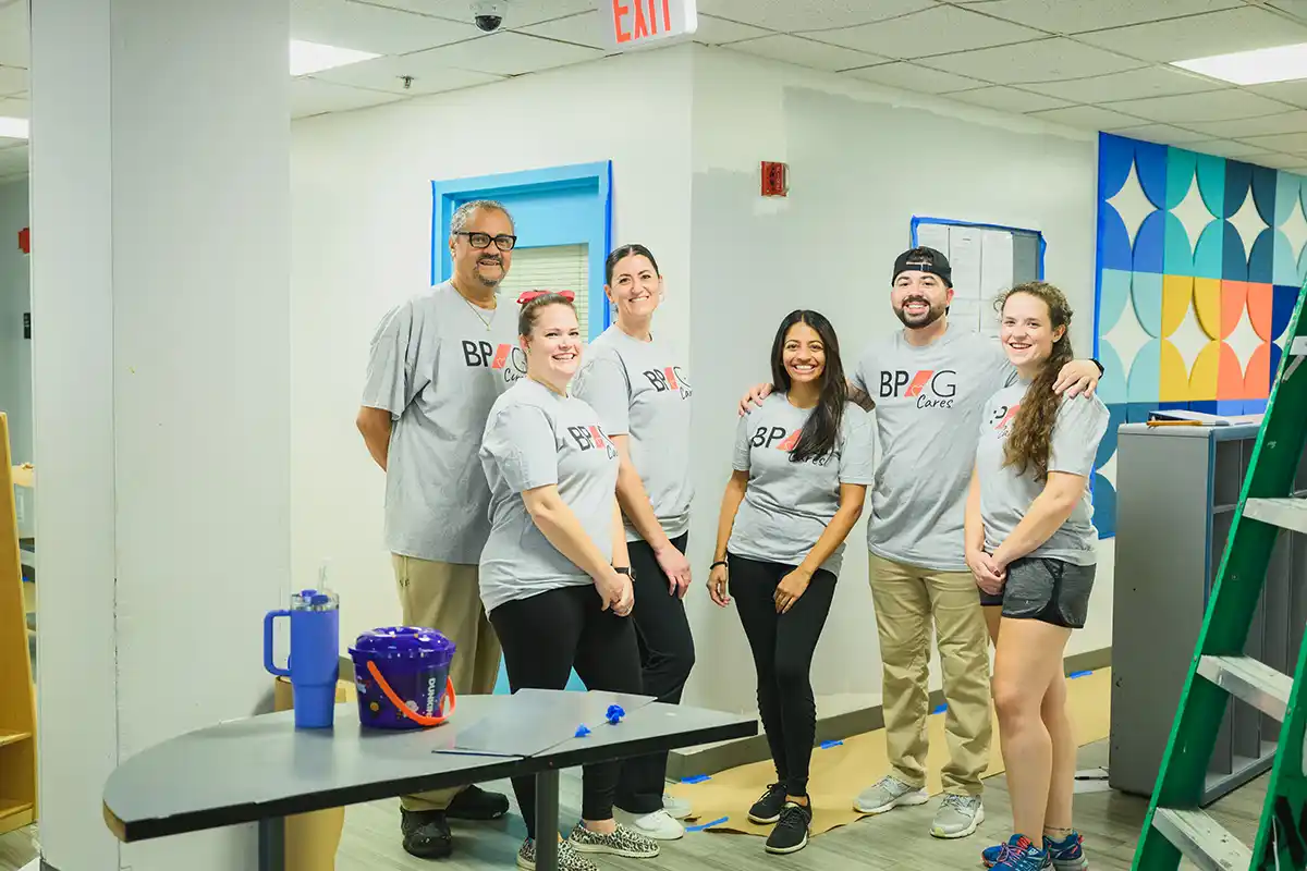 2026 Day of Service Buccini Pollin Group Associates Volunteering at Neighborhood House in Wilmington, Delaware