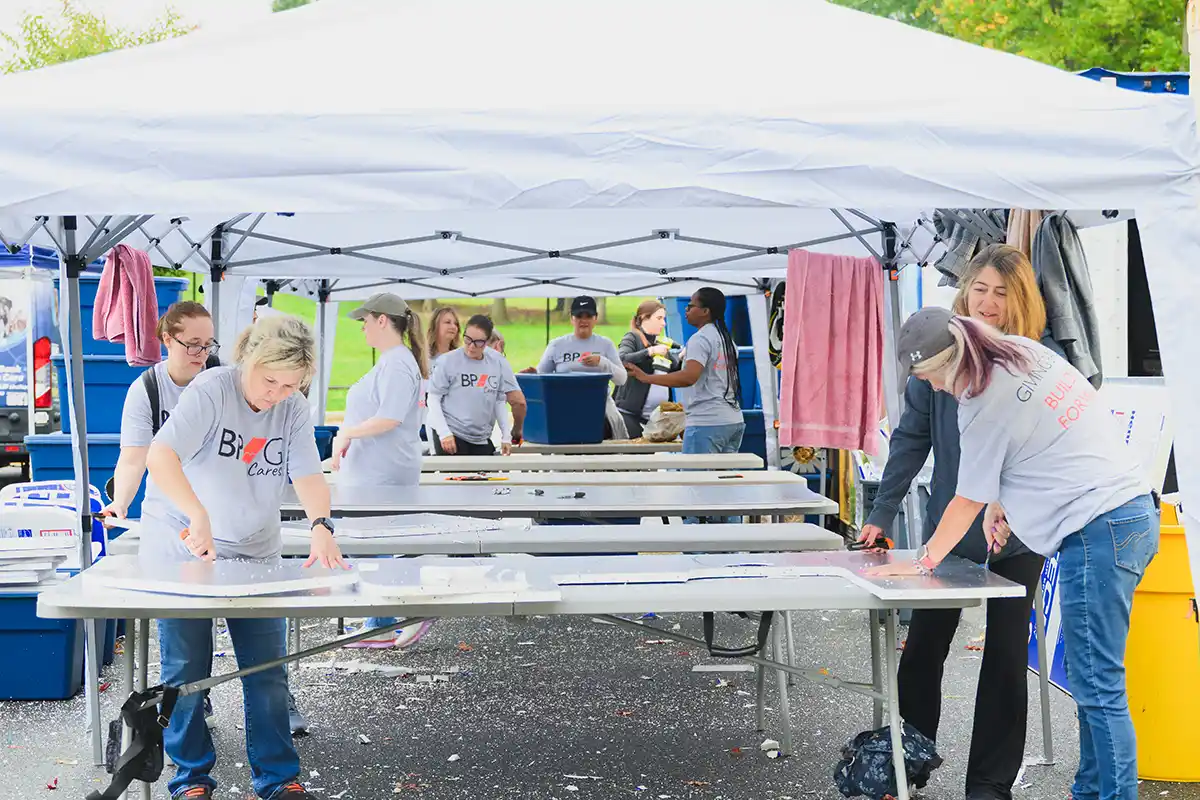 Buccini Pollin Group Associates Volunteering at Faithful Friends